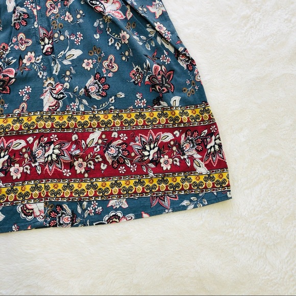 Three Pink Hearts By Trixxi, Floral Skater Dress, Juniors Size M - Picture 13 of 16